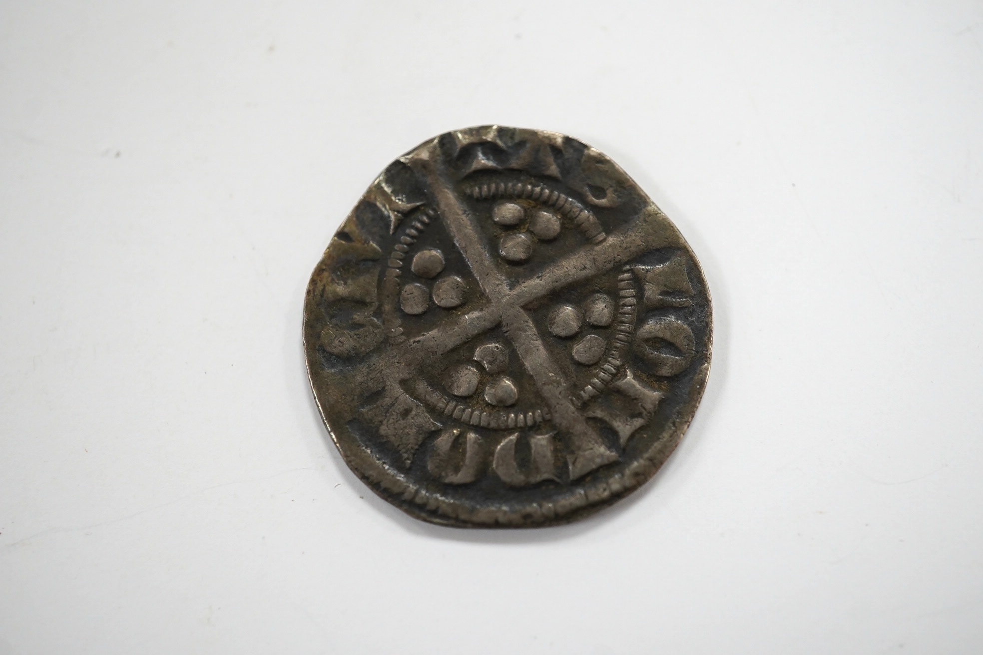 British hammered coins, Edward I silver penny AD 1272-1307 Long Cross London mint